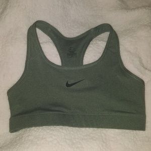 Gray Nike Dri-Fit Sports Bra